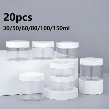 Multi-Size Plastic Cosmetic Jars 1