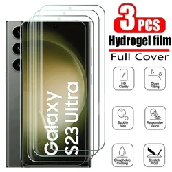 Premium Hydrogel Screen Protector Set - 3 Pack - Hydrogel Film (For Samsung S20 Plus)
