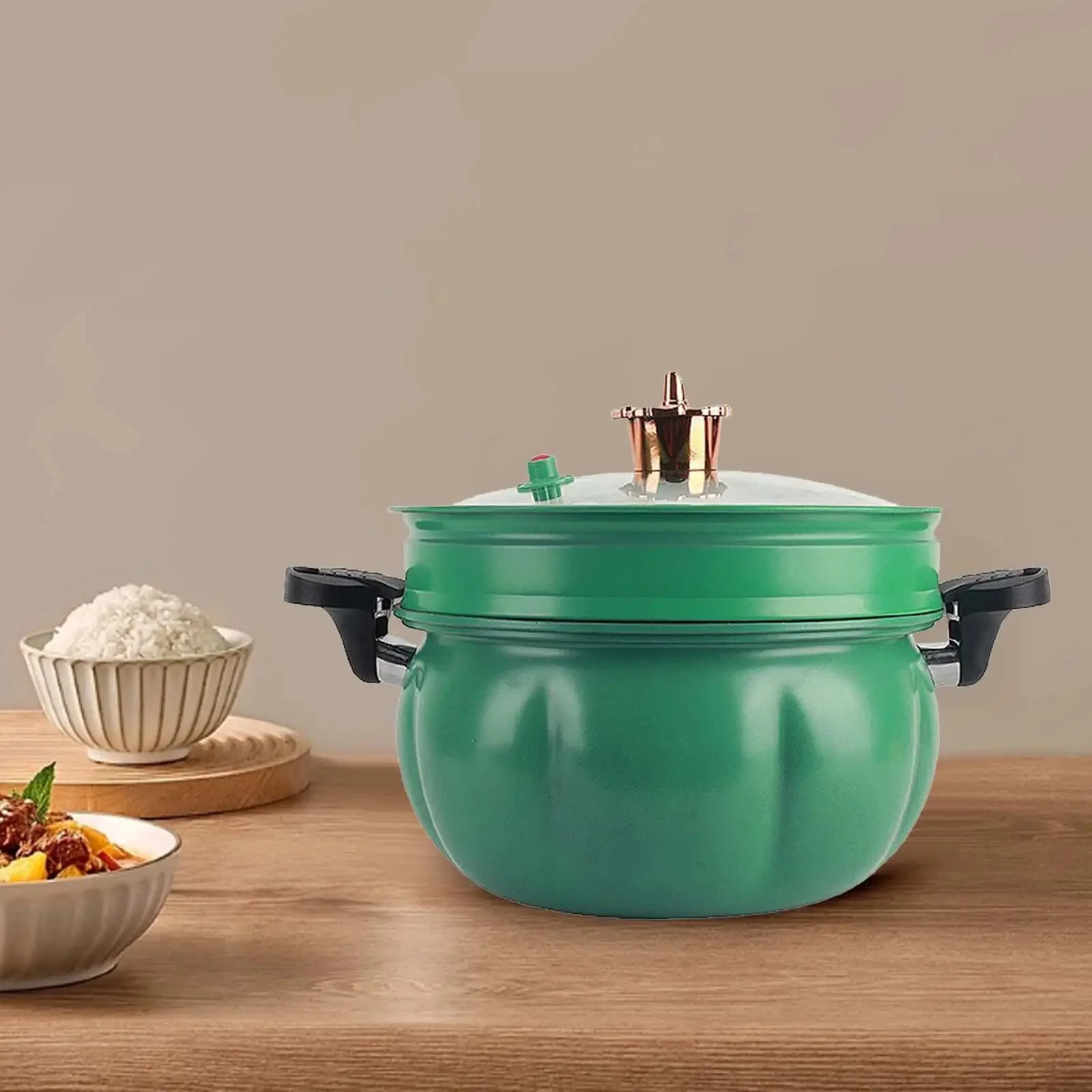 Description Picture 4 of itemMicro Pressure Pot 8L Multifunctional Large Capacity Pumpkin with Visible Lid and Steamed grid Induction cooker universal