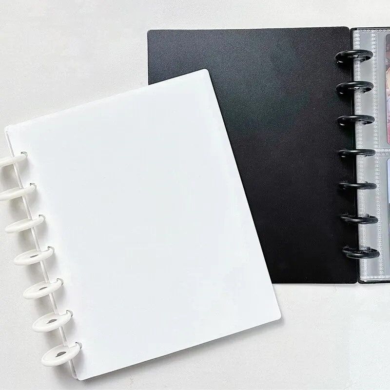 Mushroom Hole Card Collection Book Loose-leaf Album 3 Inch Four-panel Photo Postcard Storage 1