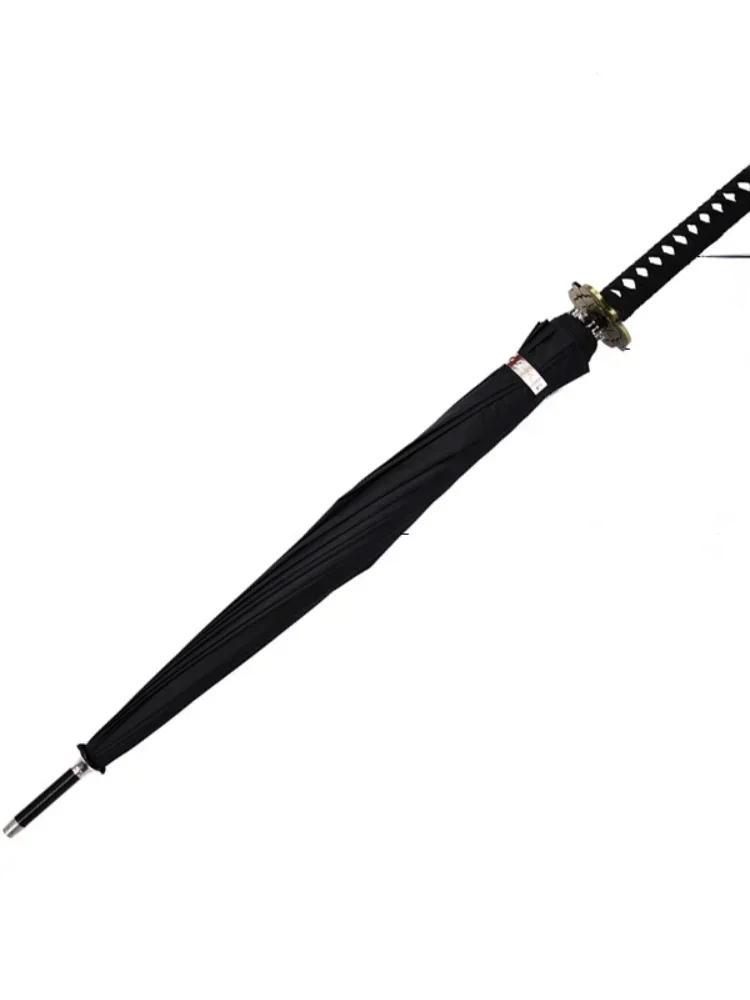 

Черный зонт-Катана для мужчин, дождевик и солнце, дешевые аксессуары для одежды Sonnenschirm