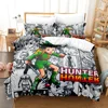 New Hunter X Hunter Bedding Set Single Twin Full Queen King Size Bed Linen Set Aldult Kids Home Decor Duvet Cover Gift Blanket 6