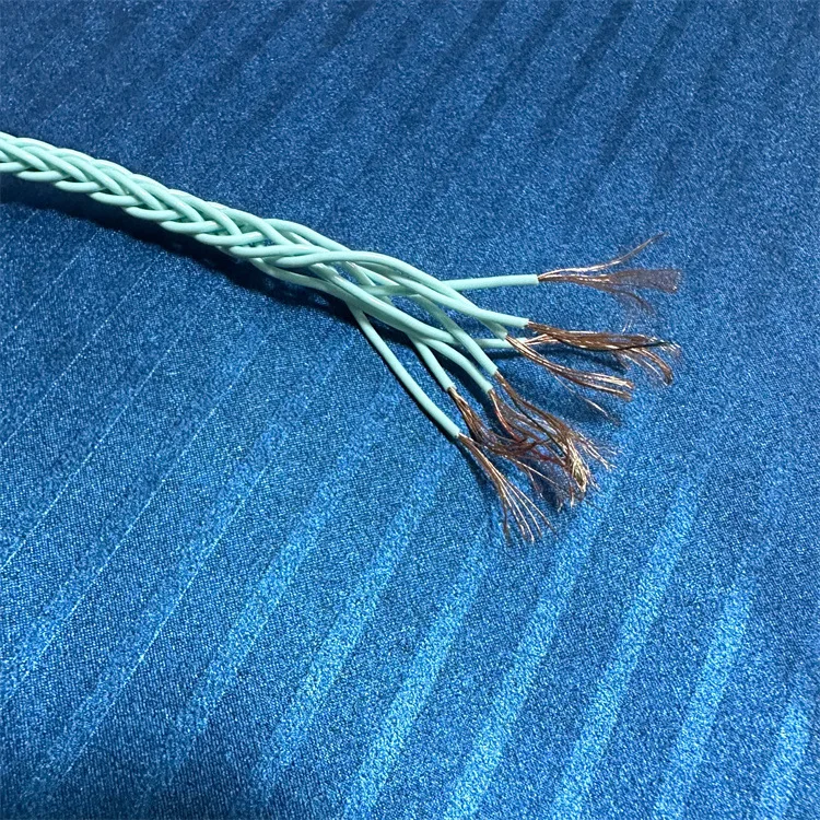 단결정 구리 와이어, 블루 데이터 와이어, 키보드 와이어, 7N 504 코어, 5M, 8 가닥, OD5.3