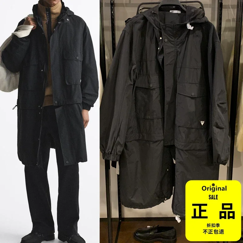 TRAF03833399800men's two-in-two trench coat parka 3833399 800