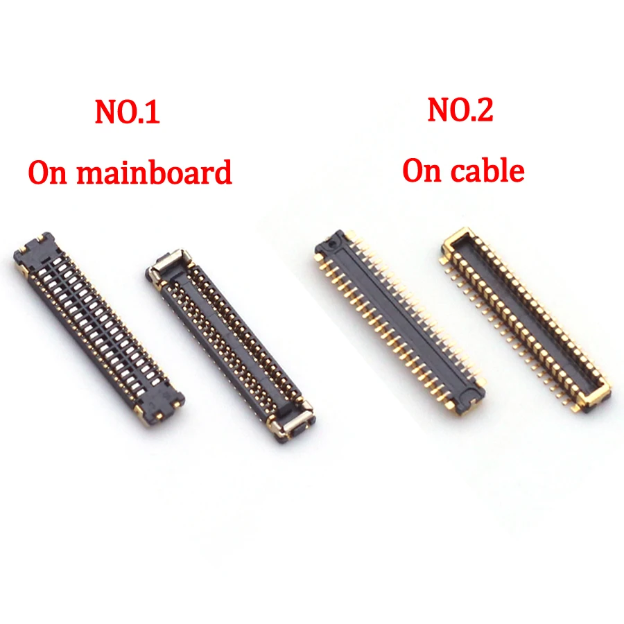 2-10Pc Nuovo Display Lcd Connettore Fpc Flex Plug Per Huawei Mate20 X Mate 20 20X P30 Pro P30Pro Honor V10 10 30 Scheda 40Pin