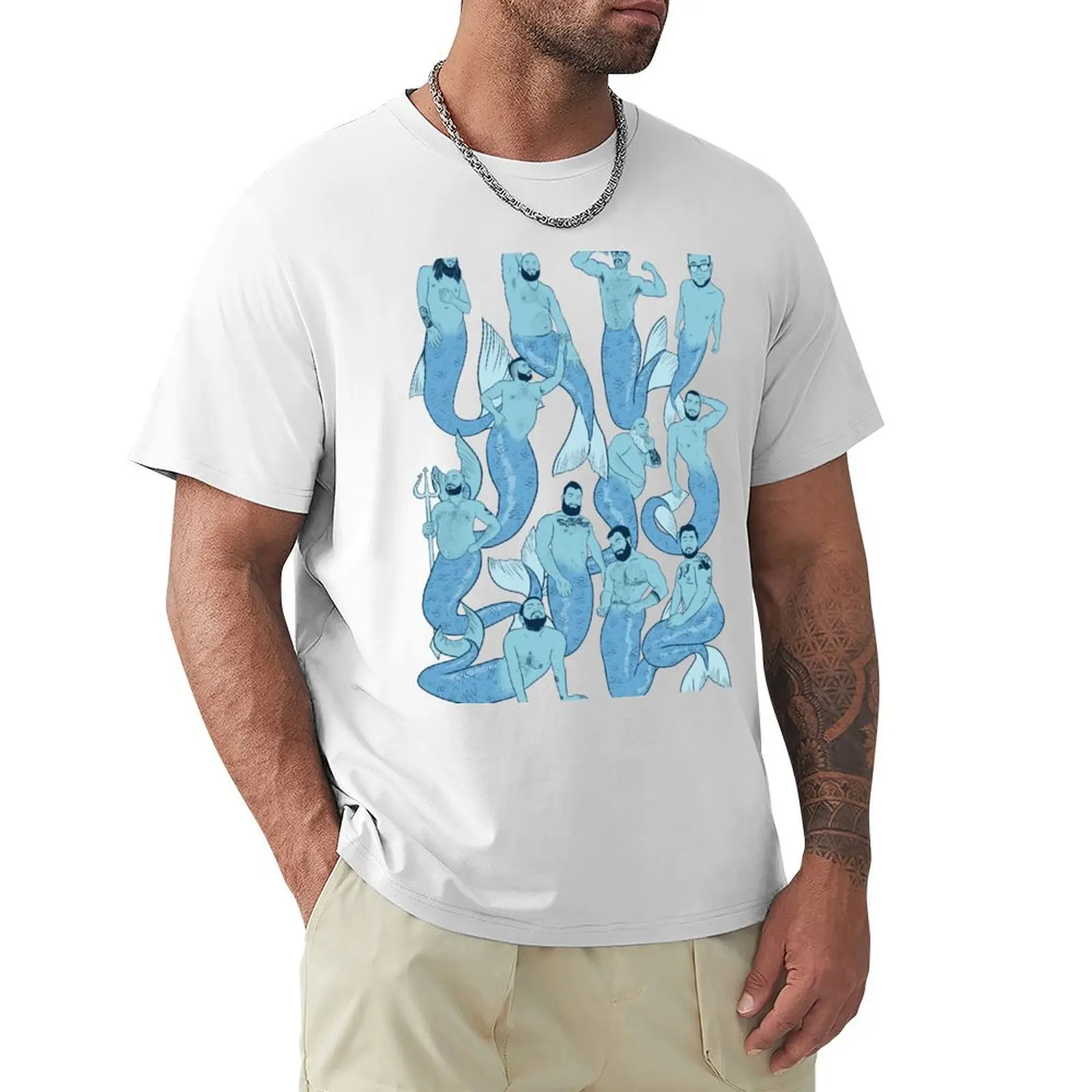 

Mermen of the ocean T-shirt plus sizes new edition funnys shirts graphic tees mens t shirts pack