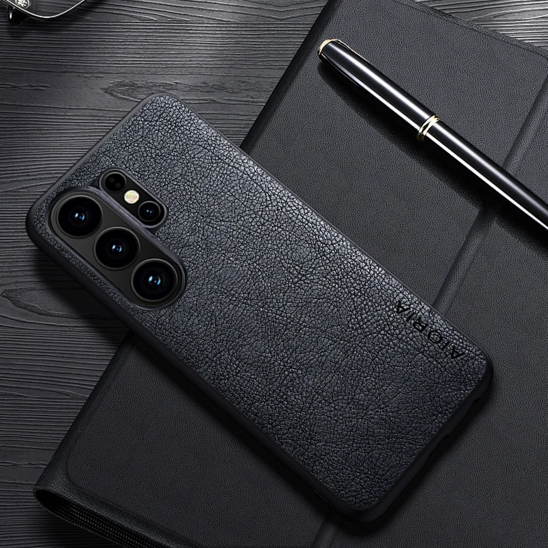 Luxury Leather Business Cover - Simple Design Case