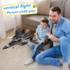 RC Plane SU57 2.4G Radio Remote Control Airplane With Light Fixed Wing Hand Throwing Foam Aircraft Model Toys For Children 6