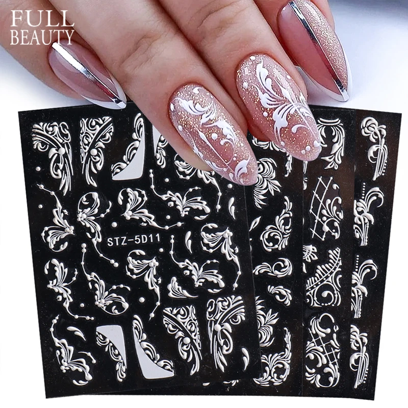 French Lines Nagelsticker – Elegante 5D Designs Für DIY Maniküre
