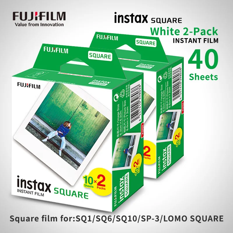 40 Fogli Fujifilm Instax Wide Film Bordo Bianco Istantaneo Per Fotocamera Fuji 100 200 210 300 500Af Lomografia Wide Link
