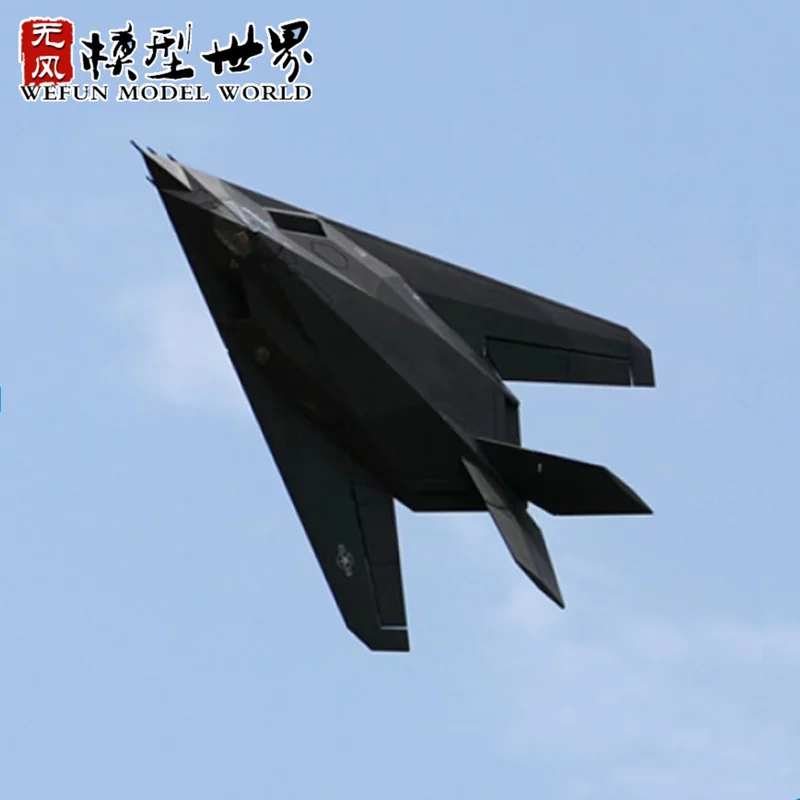 70mm Culvert F117 Nighthawk Fixed Wing Foam Stealth Fighter