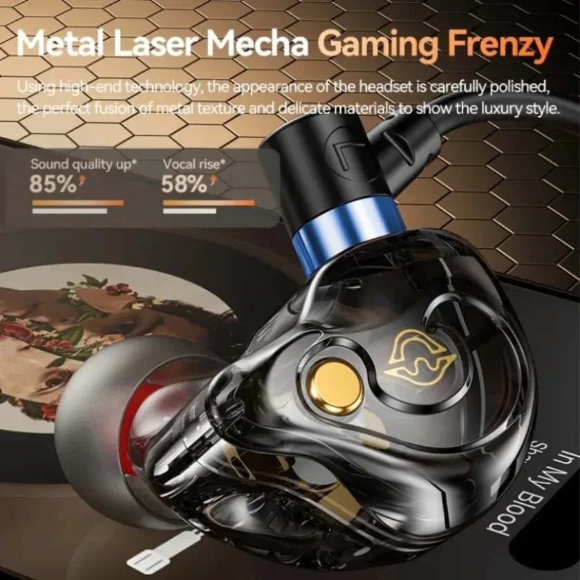 High-Fidelity Wired Stereo Gaming Headset with Noise-Cancelling Microphone
