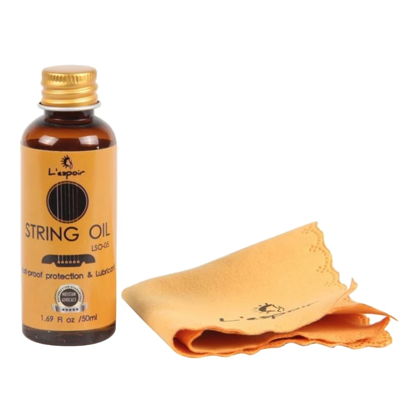 

50ml Guitar Nursing Oil Fingerboard Lemon Oil String Oil for Guitar String Care