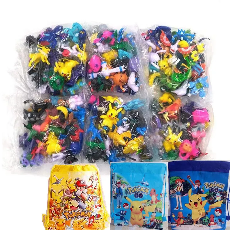 thumbnail image 4 of Figuras de acción de Pokémon de 144 estilos, modelo de Pikachu de Anime, decoración ornamental, juguetes coleccionables para regalo de Navidad para niños, 4 of 5