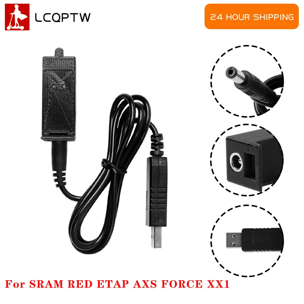 Nuovo Cavo Di Ricarica Sram Axs Fatto A Mano E Dock Universale Per Caricabatterie Axs Rosso Etap Xx1/X01/Gx