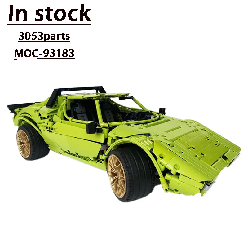 

New Supercar New Fit MOC-93183 MOC-16813GT New Sports Car Combination Building Block Model Supercar Kids Birthday Toy Gift