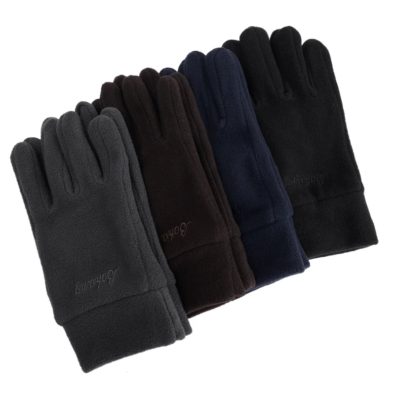 Cycling Gloves Motorcycle Gloves Winter Gloves Sport Gloves Sports Half Finger Gloves Mens Winter Gloves Women Outdoor Polar Fleece Thick Warm Cold Gloves Motorcycle Cycling Wrist Glove