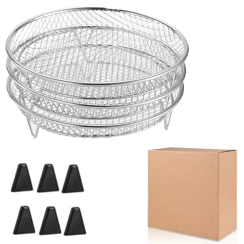 Stackable Stainless Steel Air Fryer Grilling & Dehydrator Rack