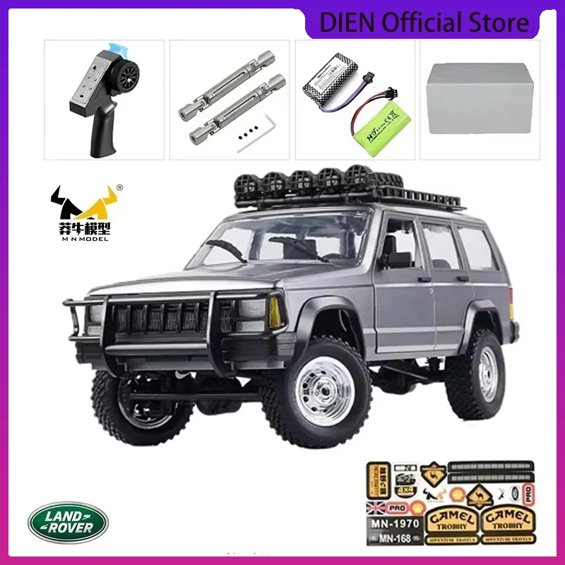 New Toyota RCCar Manniu Mn82s four-wheel Drive Retro Remote Control Car 1:12 Land Patrol Pickup Climbing model toy gift 3