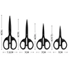 Sewing Scissors Stainless Steel Blade Safe Cutter Black Coating Non-Stick For Paper Hand Craft Scissors Stationery Scissors 6