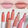 Contouring Matte Lip Liner Pen Matte Pink Red Lipstick Pen Waterproof Lasting Natural Soft Smooth Sexy 3D Lips Cosmetics Pencil 2