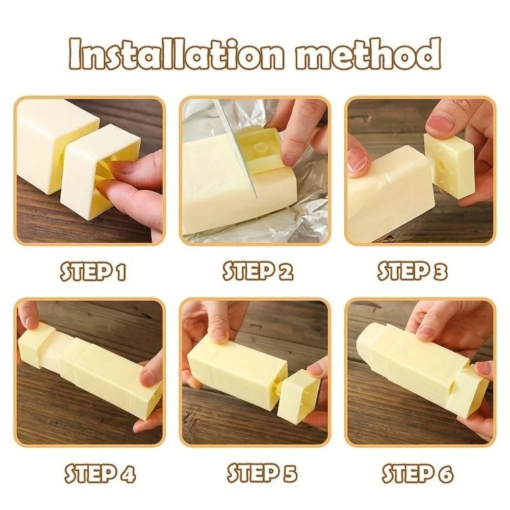 1pcs/butter smear stick upright butter spreader butter packaging storage box