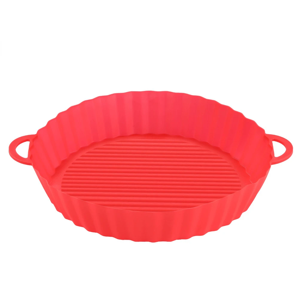 Air Fryer Baking Pan Silicone Mat Au Gratin Dishes Pizza Cookie