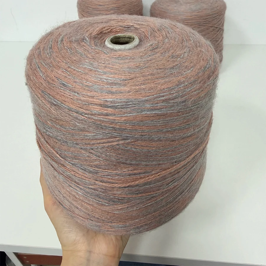 2/16NM 소프트 팬시 울 알파카 아크릴 혼합사 크로셰 뜨개질 울사 손뜨개질 실 500g X3687