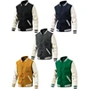 Men Winter Letter Embroidery Baseball Uniform Jacket Coats Men Autumn Street Retro Loose Casual Thickened Jacket Women Loose Top 2