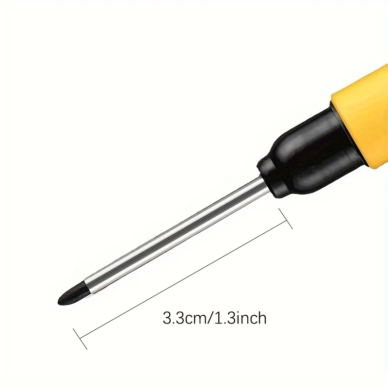 3Pcs/set 1.0mm Red Blue Black Long Head Marking Pen Woodworking Decoration Deep Hole Waterproof Pen Multi-Purpose Marking Tool multifunction pen deep hole marker pen