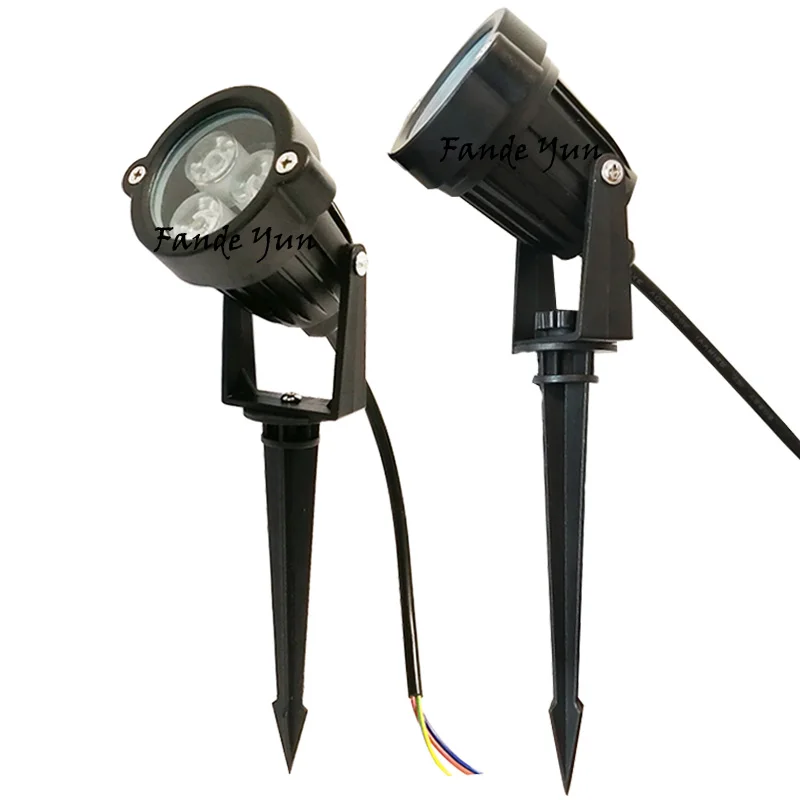 High power Garden Lawn Lamp 220V 110V 12V Outdoor LED Spike Light 3W 9W Path Landscape Waterproof Spot Bulbs lawn lamp,garden lighting