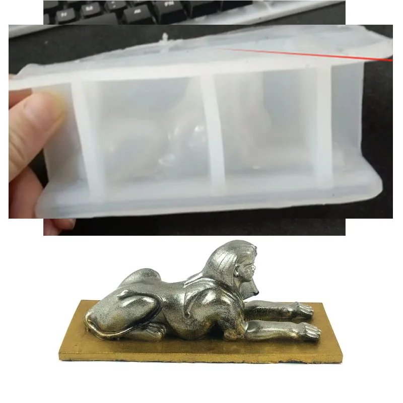 

Diy Crystal Трехмерный портрет тела льва Украшения Подвеска Силиконовая форма