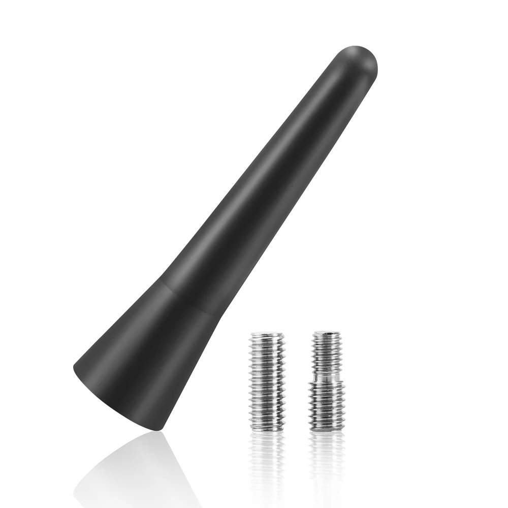 Antena Corta Para Coche 6,5 Cm - Compatible Con FM/AM/DAB, Fácil Instalación Con Tornillos M4/M5/M6