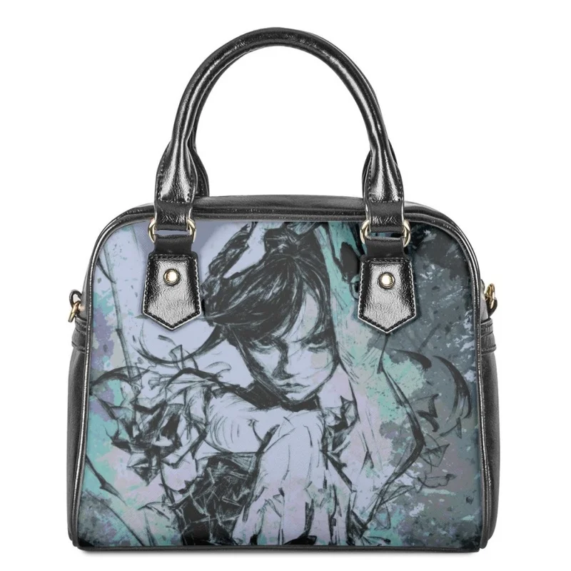 

Twoheartsgirl Women Handbag Shoulder Bags Wednesday Addams Ladies Sling Crossbody Bag Multi-functional Female's Top-handle Sac