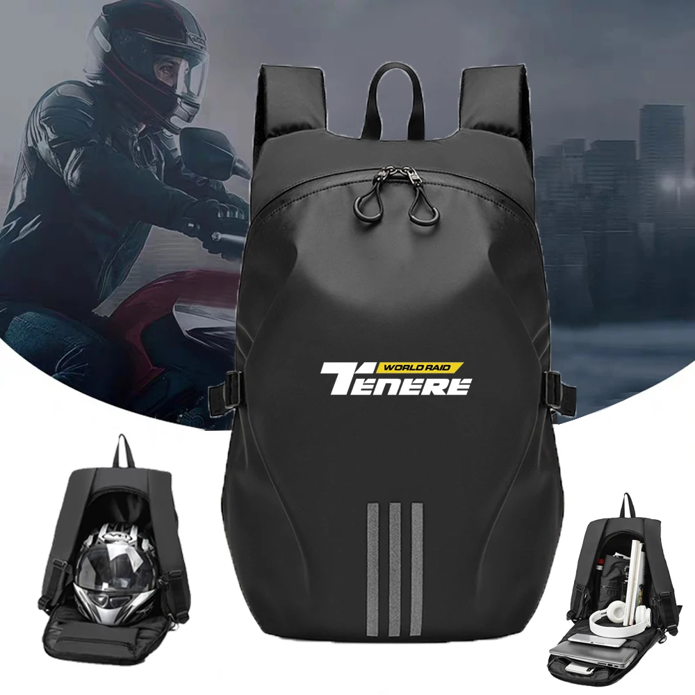 

for YAMAHA Tenere 700 Knight backpack motorcycle helmet bag motorcycle travel equipment waterproof and large capacity