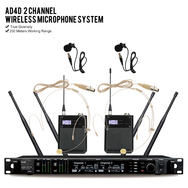 Ad4d Wireless Microphone Professionnel Ksm8 Handheld Mic Headset