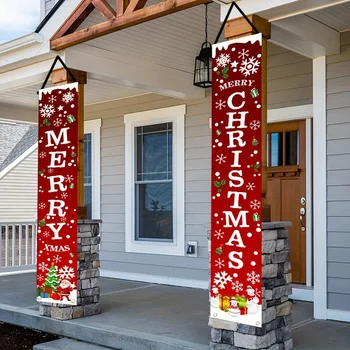 Pair of Christmas Holiday Banners 1