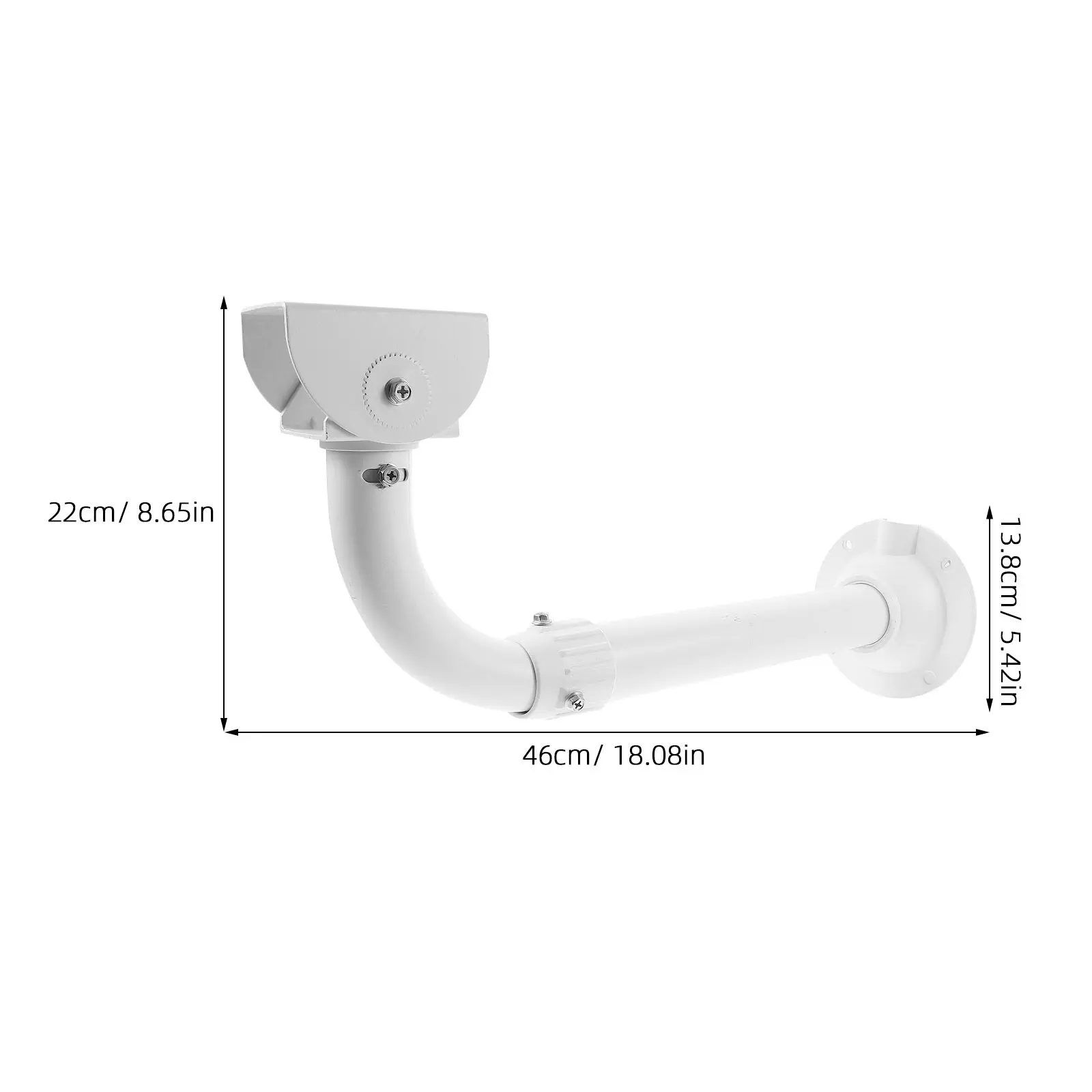 보안 카메라 마운트 브래킷 알루미늄 합금 조절 가능 30-60Cm 모니터 카메라 벽걸이 홀더 지원 벽걸이형 모니터 지원