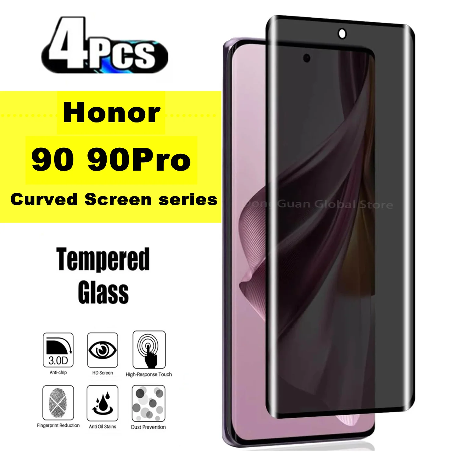 For Honor Magic5 Lite Glass 3D Curved Screen Lens Protector Film For Honor  Magic 5 Lite Tempered Glass Magic 6 Lite 5 Pro 4 Pro - AliExpress