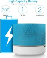 TF Wireless Mini Motion Bluetooth Speaker With LED Lights Speaker Super Bass Stereo Rechargeable Portable Outdoor Small Speaker 5