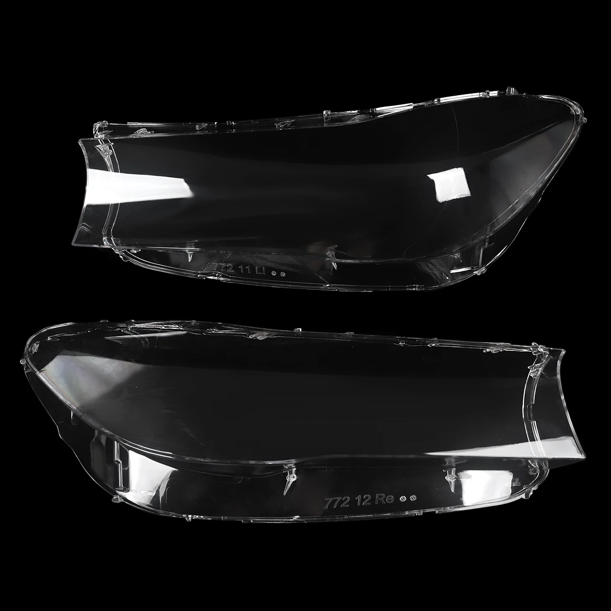 2x Headlight Lens Cover Shell Clear For BMW 7 Series G11 G12 740i 750i 2016-2019