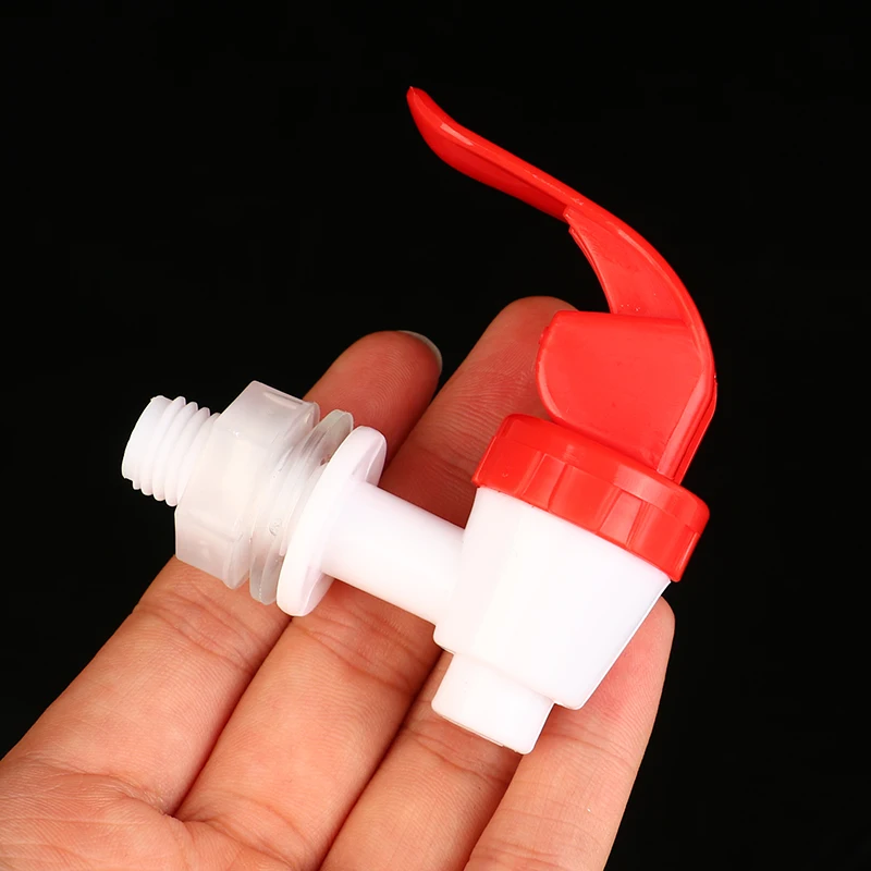 1pc New Plastic Water Dispenser Tap Thread Dia Bottled Water Dispenser Spigot Faucet Bibcocks 2 Sizes