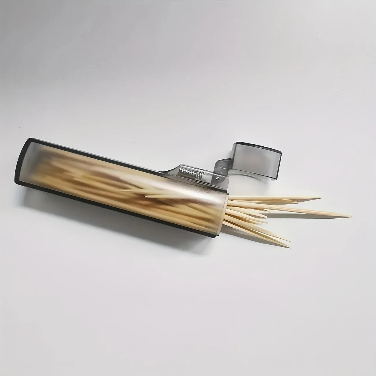 Portable Toothpick & Swab Holder, Leak-Proof with Metal Cylindrical Design