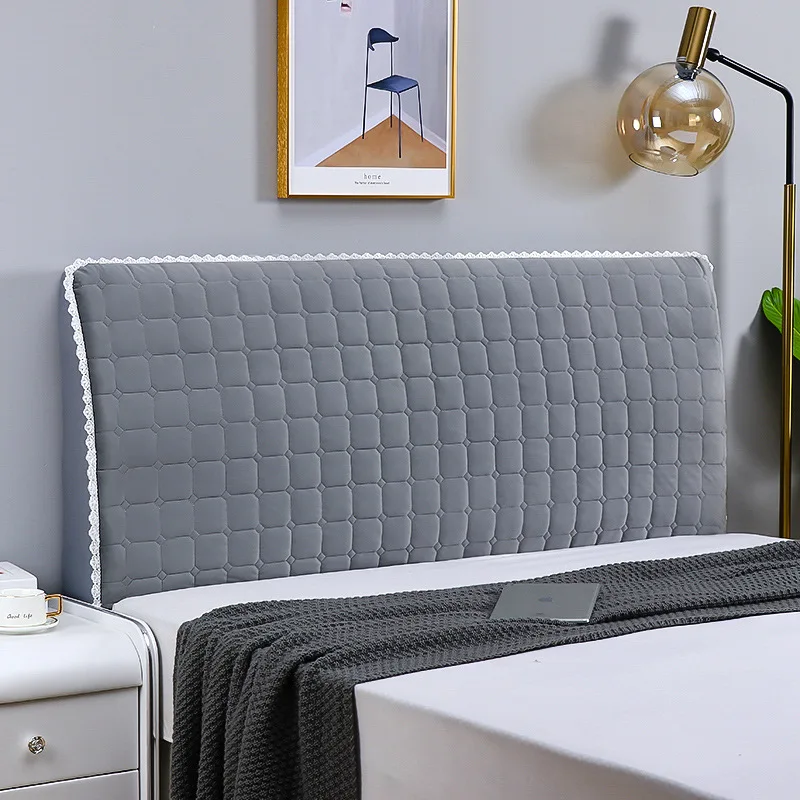 Home Textile Quilted Bed Head Cover Short Plush Headboard Cover Dust