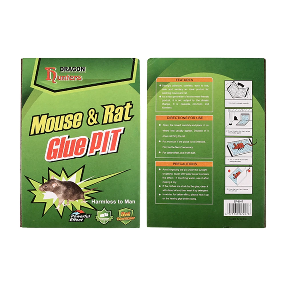 Large Mouse Glue Traps with Enhanced Stickiness - China Mouse Glue