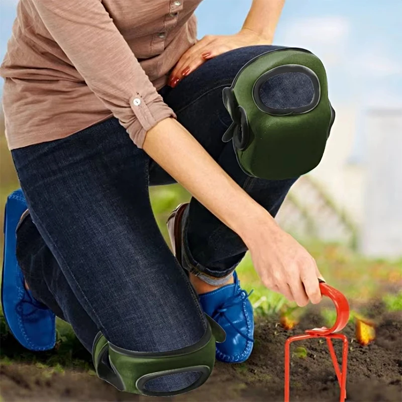1Pair Gardening Knee Pads Soft Foam Protective Cushion Anti Slip Protector Knee Pads For Gardening Cleaning Work Scrubbing Floor