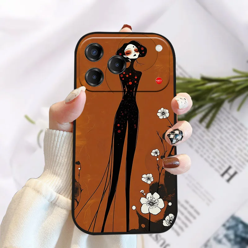 Fashion Silicone Soft Matte Phone Case - Stylish Protective Cover Z2575 TPU s