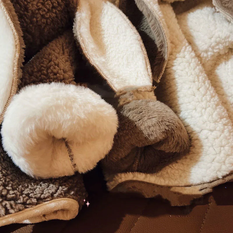 여아용 후드 코트, 부드러운 면, 두꺼운 상의, 겉옷 의류, 어린이 겉옷, 가디건, 방한, 따뜻한 재킷, 겨울