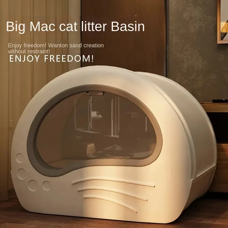 Cat Litter Box Fully Enclosed 1