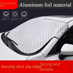 Enhanced Winter Windshield Snow and Frost Protection Cover (Clamp door snow)